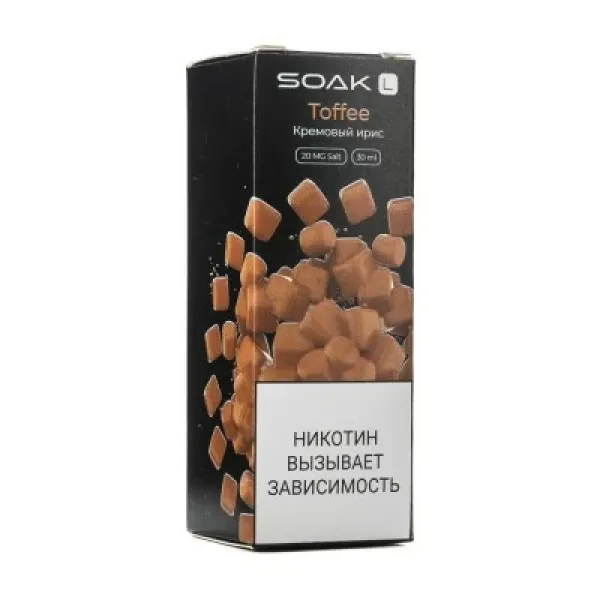Жидкость SOAK L Toffee 30 мл в Новосибирске