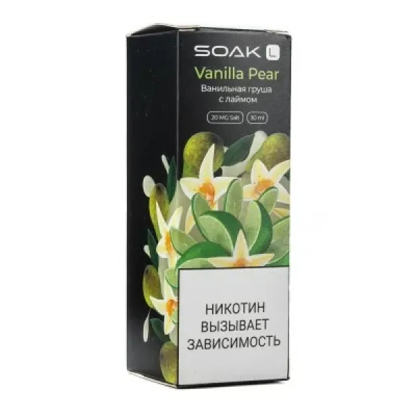 Жидкость SOAK L Vanilla Pear 30 мл в Новосибирске