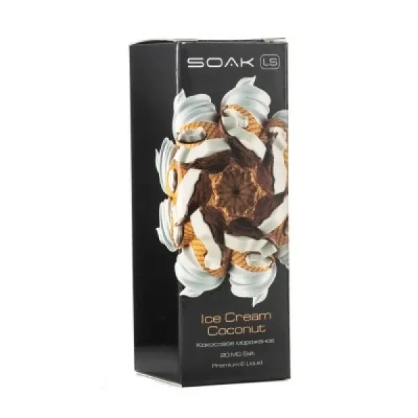 Жидкость SOAK LS Ice Cream Coconut 30 мл в Новосибирске