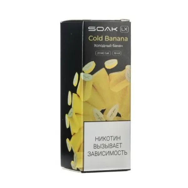 Жидкость SOAK LX Cold Banana 30 мл в Новосибирске