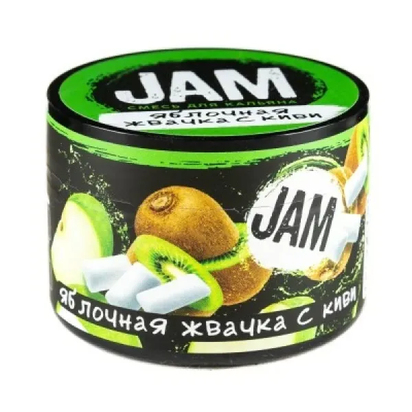 Смесь JAM Яблочная Жвачка с Киви 50 гр в Новосибирске