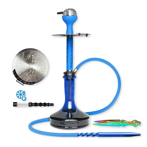 Кальян Seven star TE1 TECHNO Blue 60см в Новосибирске
