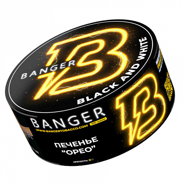 Табак Banger Black and white (Печенье орео) 100 гр в Новосибирске