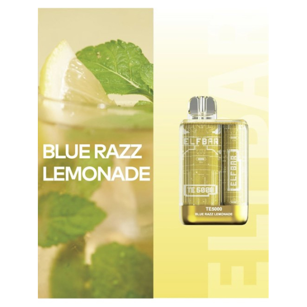 Elfbar TE5000 Blue Razz Lemonade, 5000 тяг в Новосибирске