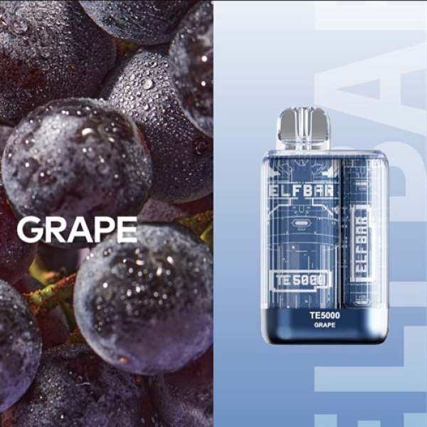 Elfbar TE5000 Grape, 5000 тяг в Новосибирске