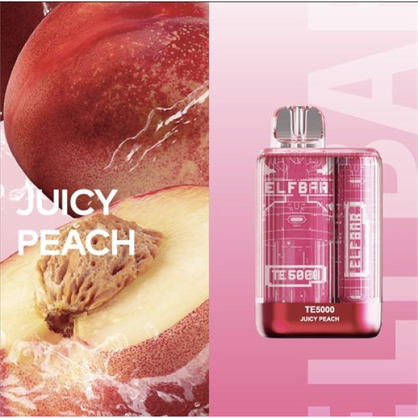 Elfbar TE5000 Juicy Peach, 5000 тяг в Новосибирске