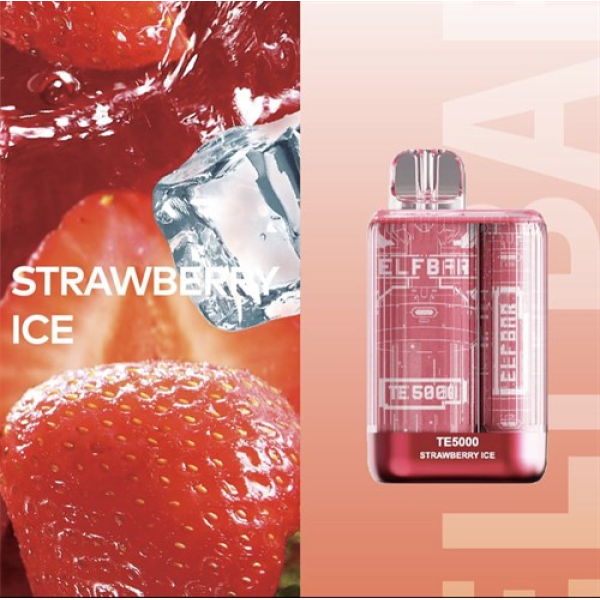 Elfbar TE5000 Strawberry Ice, 5000 тяг в Новосибирске