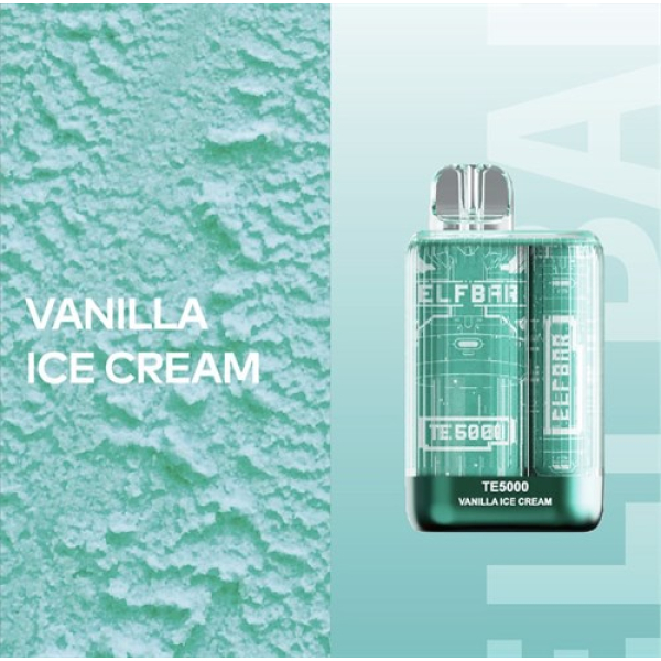 Elfbar TE5000 Vanilla Ice Cream, 5000 тяг в Новосибирске