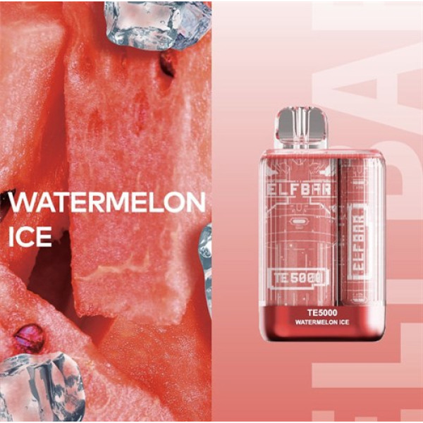 Elfbar TE5000 Watermelon Ice, 5000 тяг в Новосибирске