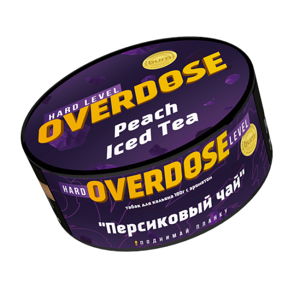 Табак Overdose Peach Iced Tea (Персиковый чай) 100 гр в Новосибирске