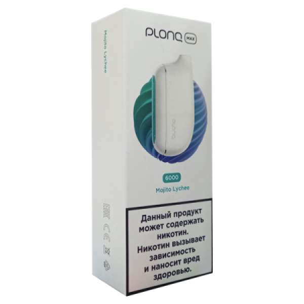 Plonq Max Mojito Lychee 6000 тяг в Новосибирске