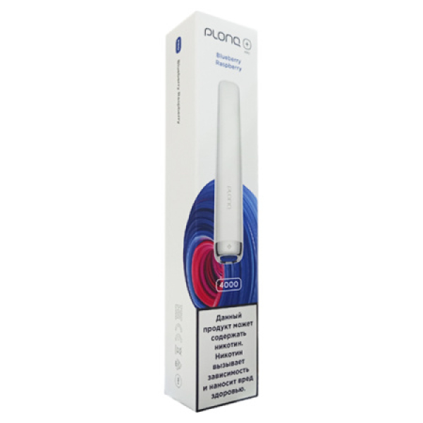 Plonq Plus Pro Blueberry Raspberry 4000 тяг в Новосибирске
