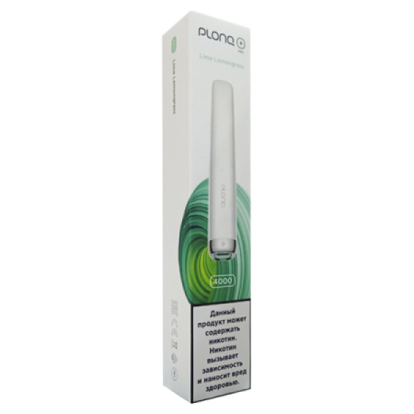 Plonq Plus Pro Lime Lemongrass 4000 тяг в Новосибирске
