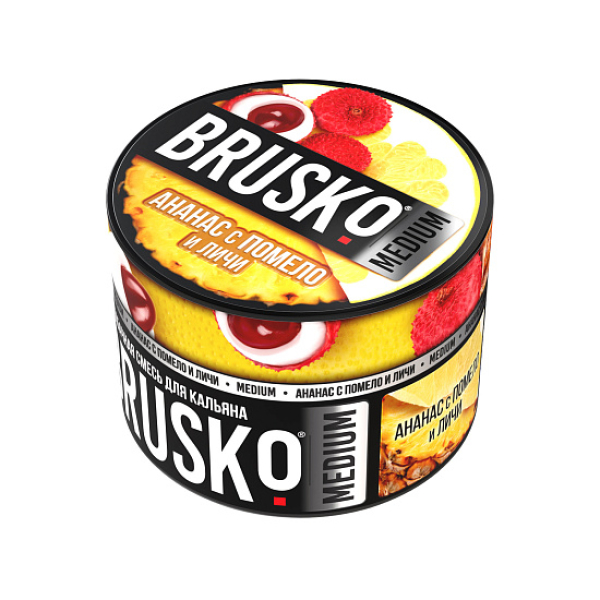 Смесь Brusko Ананас с помело и личи 50 гр в Новосибирске