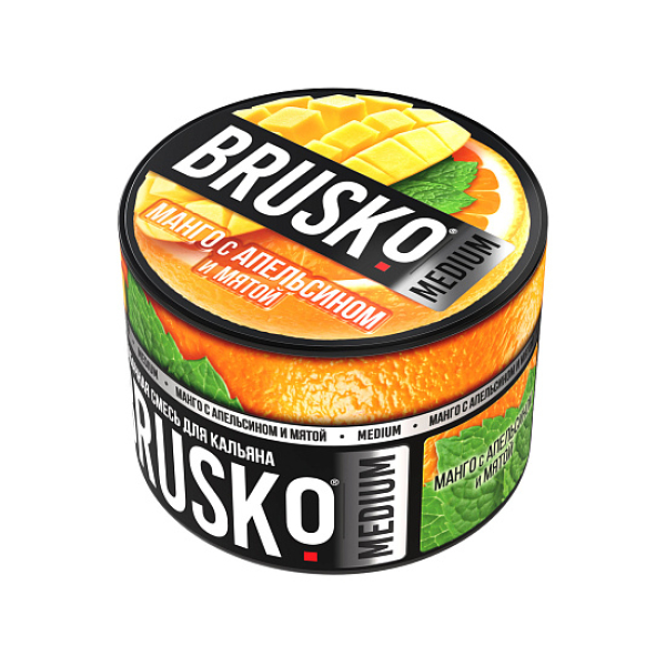 Смесь Brusko Манго с апельсином и мятой 50 гр в Новосибирске