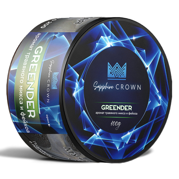 Табак SAPPHIRE CROWN GREENDER  100 грамм в Новосибирске