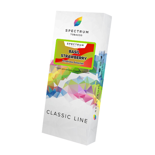 Табак SPECTRUM BASIL STRAWBERRY  100 грамм в Новосибирске