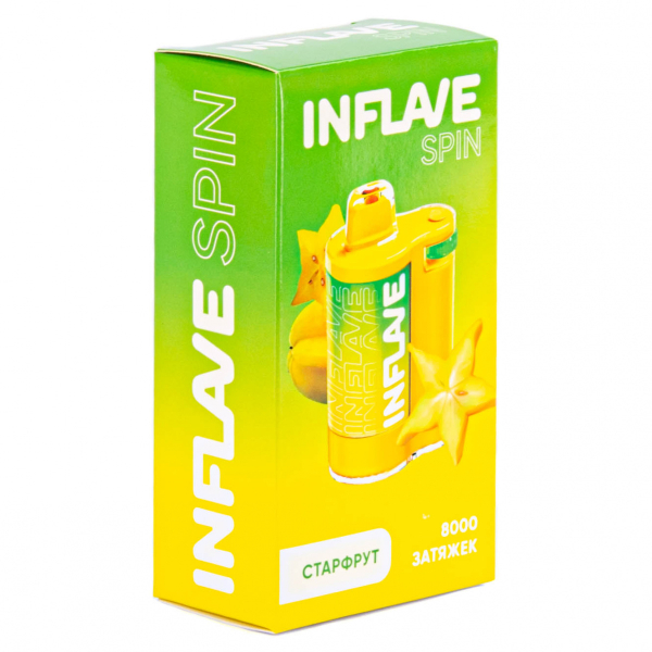 INFLAVE SPIN Старфрут (8000 затяжек) в Новосибирске