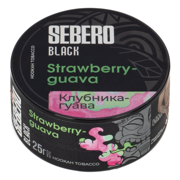 Табак Sebero Black Strawberry Guava  25 грамм в Новосибирске