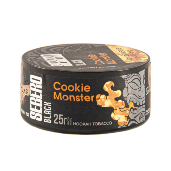 Табак Sebero Black Cookie Monster  25 грамм в Новосибирске