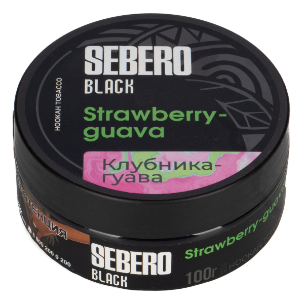 Табак Sebero Black Strawberry Guava  100 грамм в Новосибирске