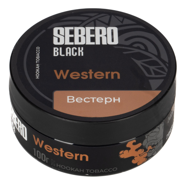 Табак Sebero Black Western  100 грамм в Новосибирске