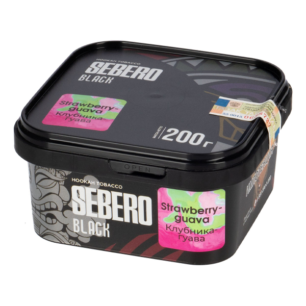 Табак Sebero Black Strawberry Guava  200 грамм в Новосибирске