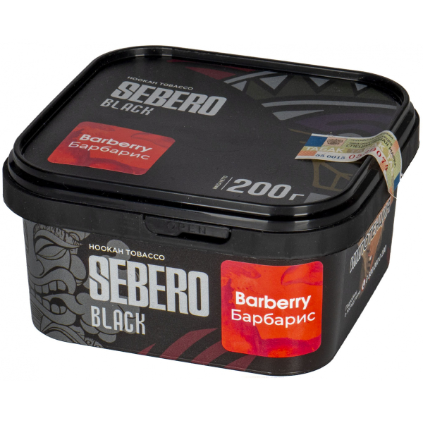 Табак Sebero Black Barberry  200 грамм в Новосибирске