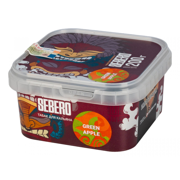 Табак Sebero Green apple  200 грамм в Новосибирске