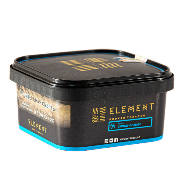 Табак Element ВОДА Choco-orange  200 грамм в Новосибирске