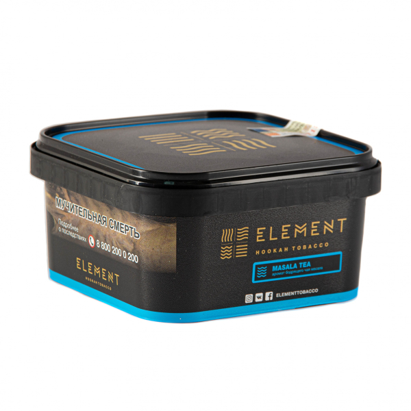 Табак Element ВОДА Masala tea  200 грамм в Новосибирске