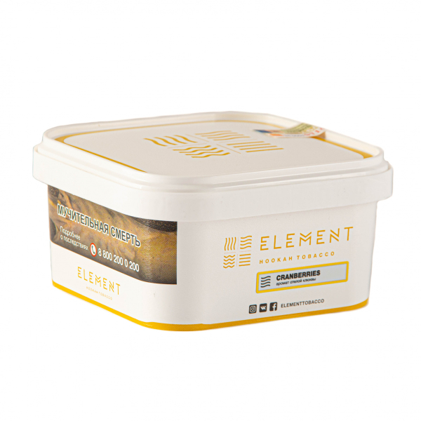 Табак Element ВОЗДУХ Cranberries  200 грамм в Новосибирске