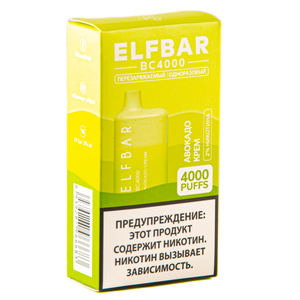 ELF BAR Avocado Cream (4000 затяжек) 20 мг в Новосибирске