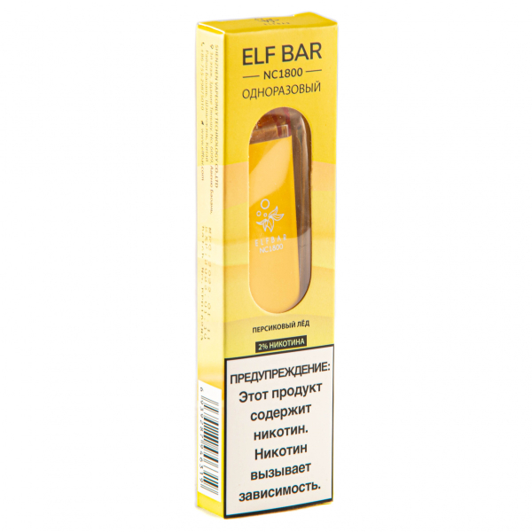 ELF BAR NC Peach Ice (1800 затяжек) 20 мг в Новосибирске