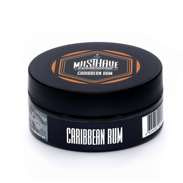 Табак MUST HAVE CARIBBEAN RUM  125 грамм в Новосибирске