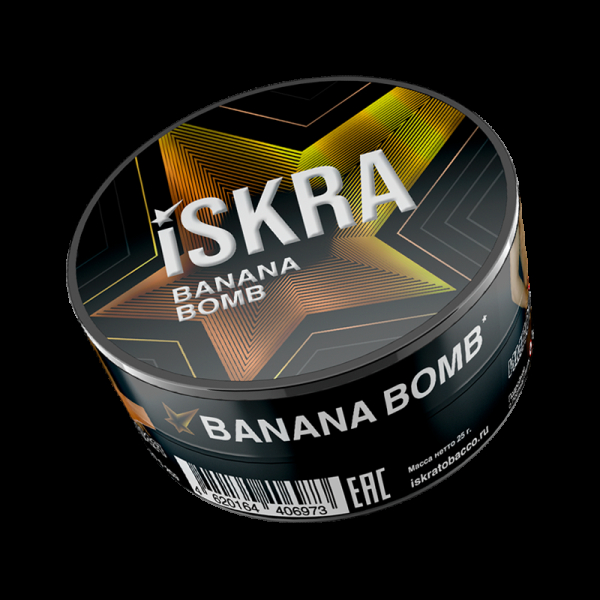 Табак ISKRA Вanana Bomb  25 грамм в Новосибирске