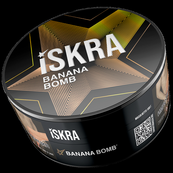 Табак ISKRA Вanana Bomb  100 грамм в Новосибирске