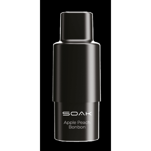 Картридж SOAK Q Яблоко-персик (1500 затяжек) в Новосибирске