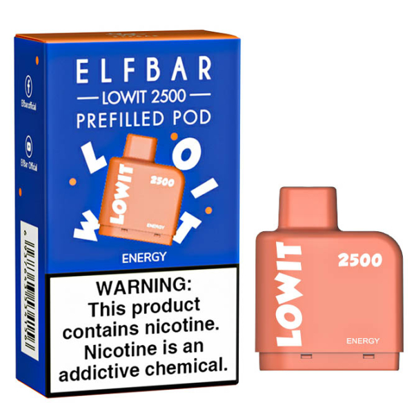 Картридж Elf Bar Lowit 2500 20 мг, 6 мл (Energy) в Новосибирске