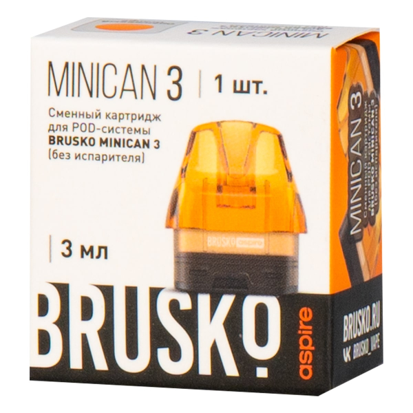 Картридж Brusko Minican 3 оранжевый в Новосибирске