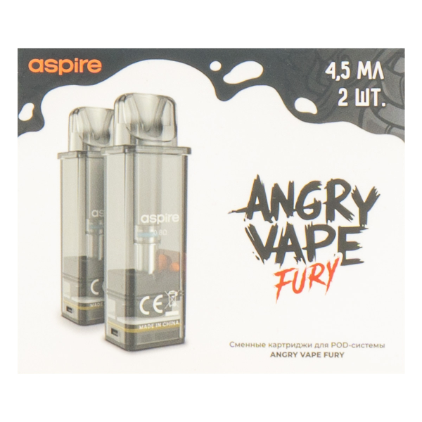Картридж Brusko Angry Vapefury 4.5 мл (2шт) в Новосибирске