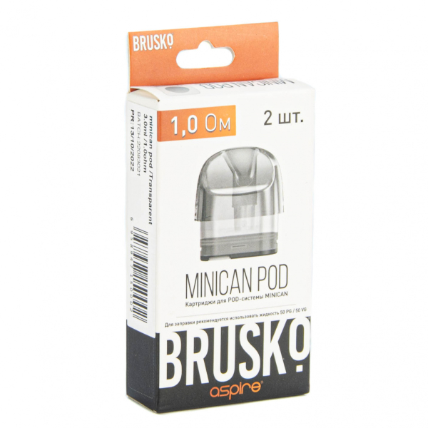 Картридж Brusko Minican прозрачный (2шт.) 0,8 в Новосибирске