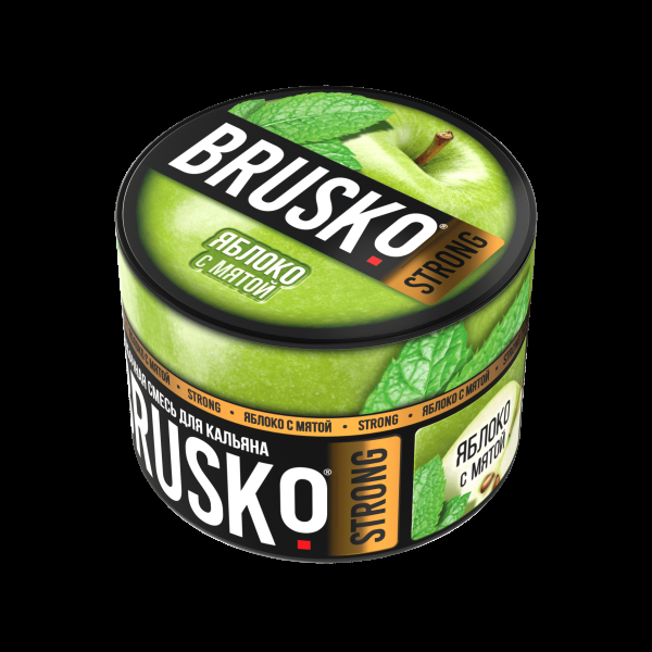 Смесь Brusko Strong яблоко с мятой  50 гр в Новосибирске