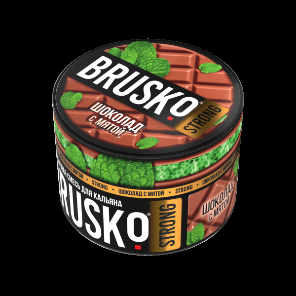 Смесь Brusko Strong шоколад с мятой  50 гр в Новосибирске