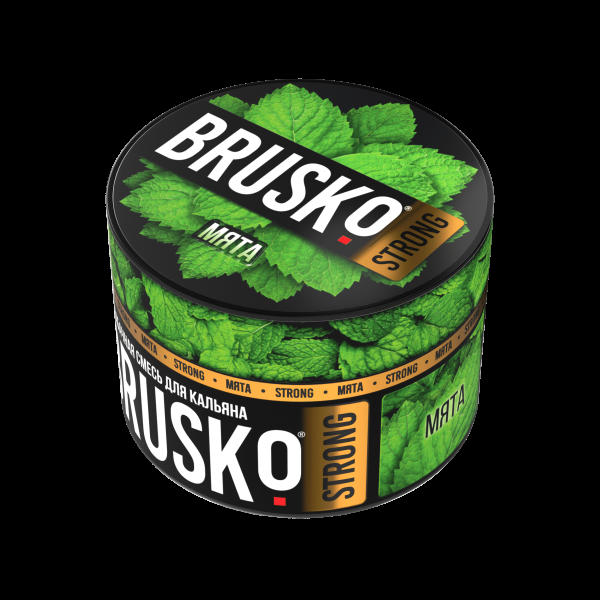 Смесь Brusko Strong мята  50 гр в Новосибирске