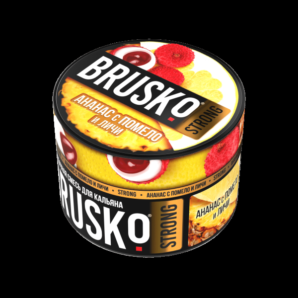 Смесь Brusko Strong ананас с помело и личи  50 гр в Новосибирске