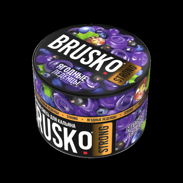 Смесь Brusko Strong ягодные леденцы  50 гр в Новосибирске