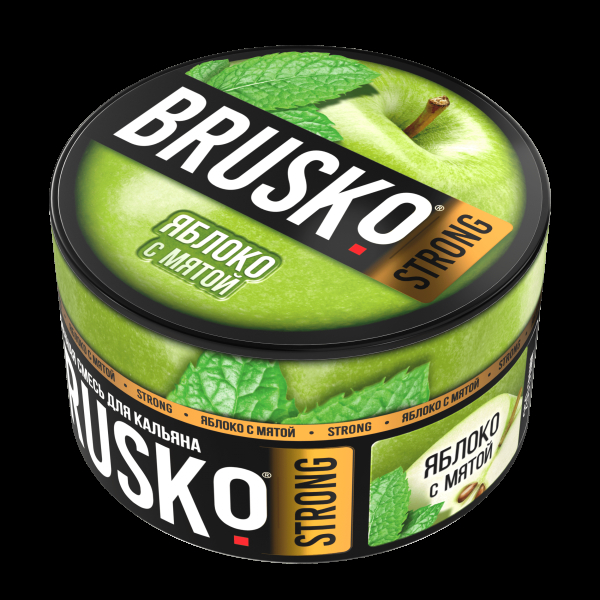 Смесь Brusko Strong яблоко с мятой  250 гр в Новосибирске