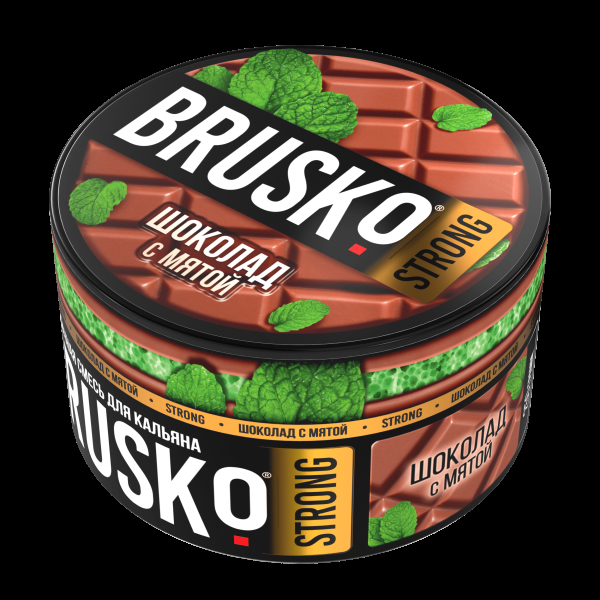 Смесь Brusko Strong шоколад с мятой  250 гр в Новосибирске