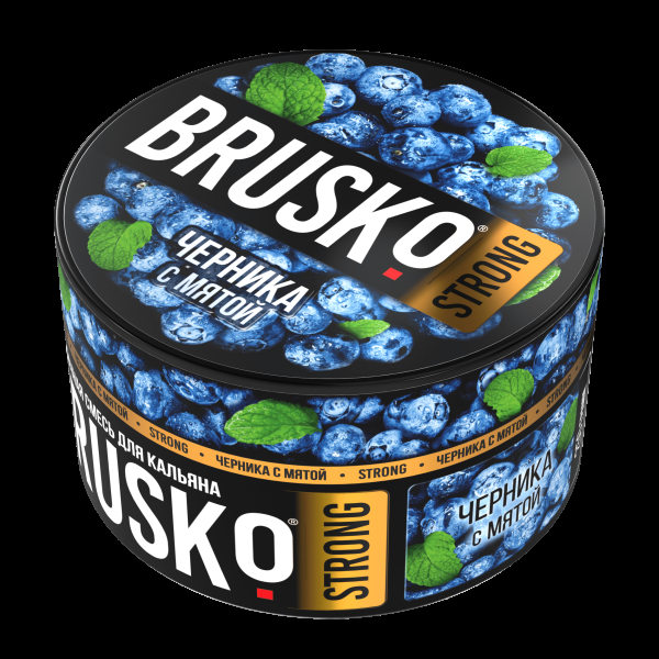 Смесь Brusko Strong черника с мятой  250 гр в Новосибирске